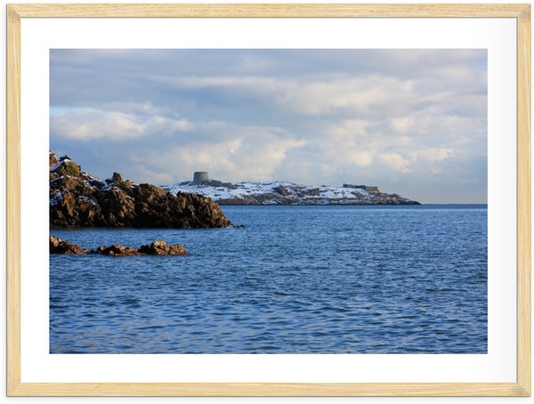 Dalkey Island in Winter Poster